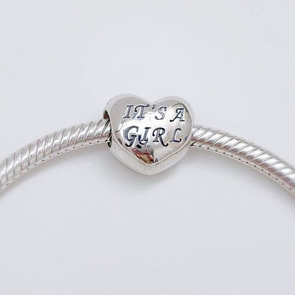 Pandora It's a Girl Charm - Picture 4 of 6